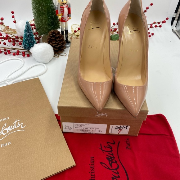 Women’s Christian Louboutin Pigalle Follies 100 size 39 made in Italy - Picture 2 of 10